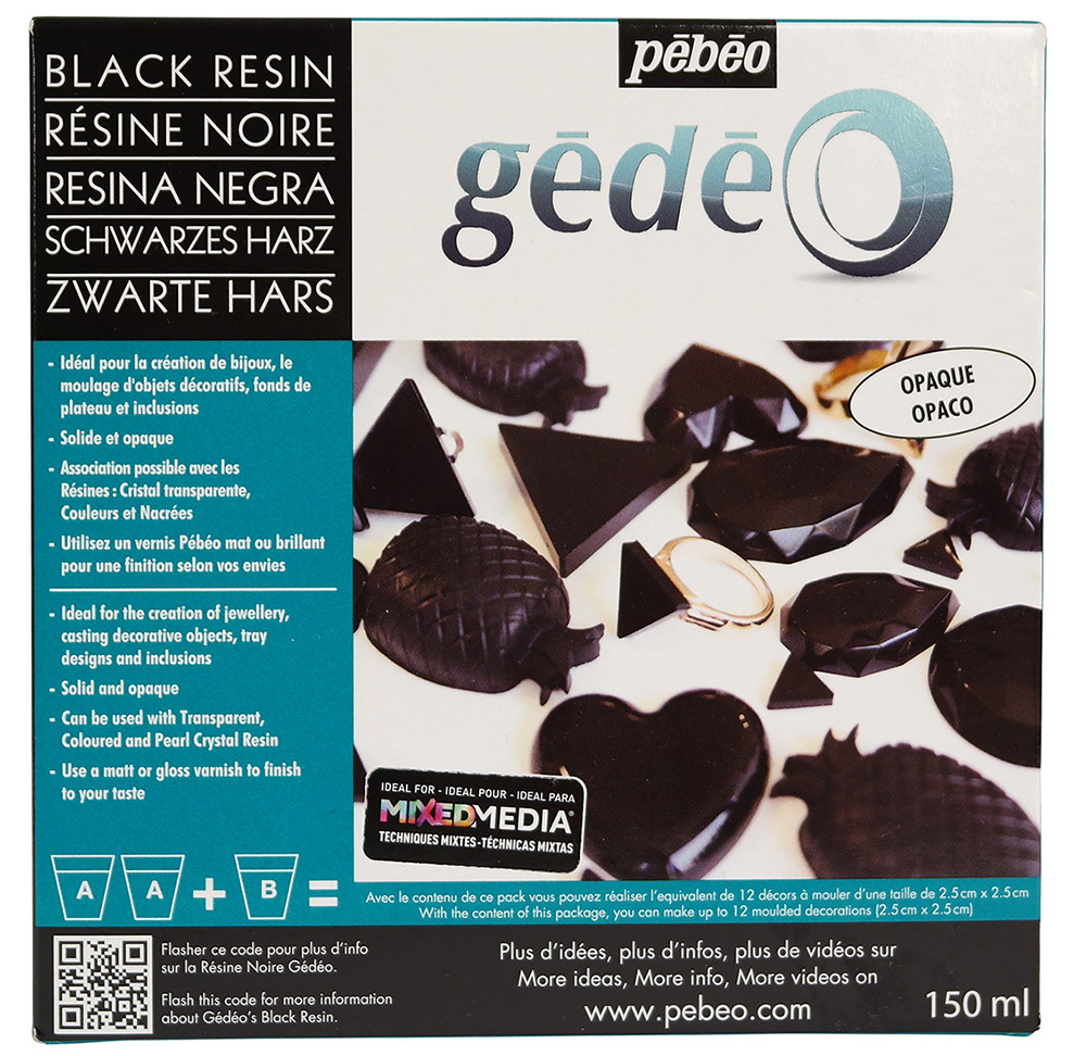 PEBEO Эпоксидная черная смола Gedeo 150 мл