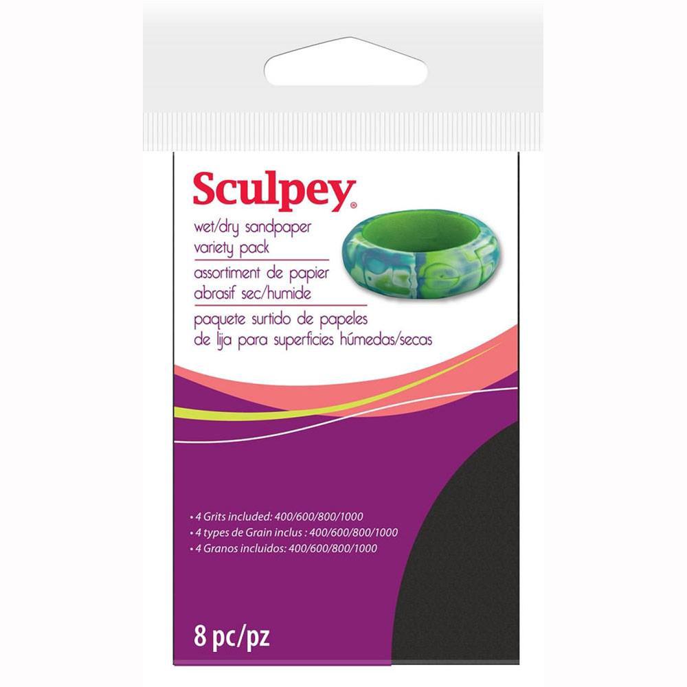 Sculpey Wet/dry sandpaper variety pack набор шлифовальной бумаги AS2010