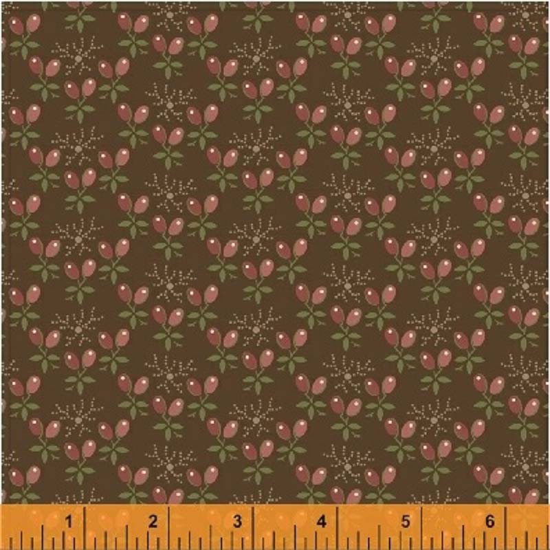 Ткань Windham Fabrics 39729-2 Brown, 100% хлопок, ширина 110 см