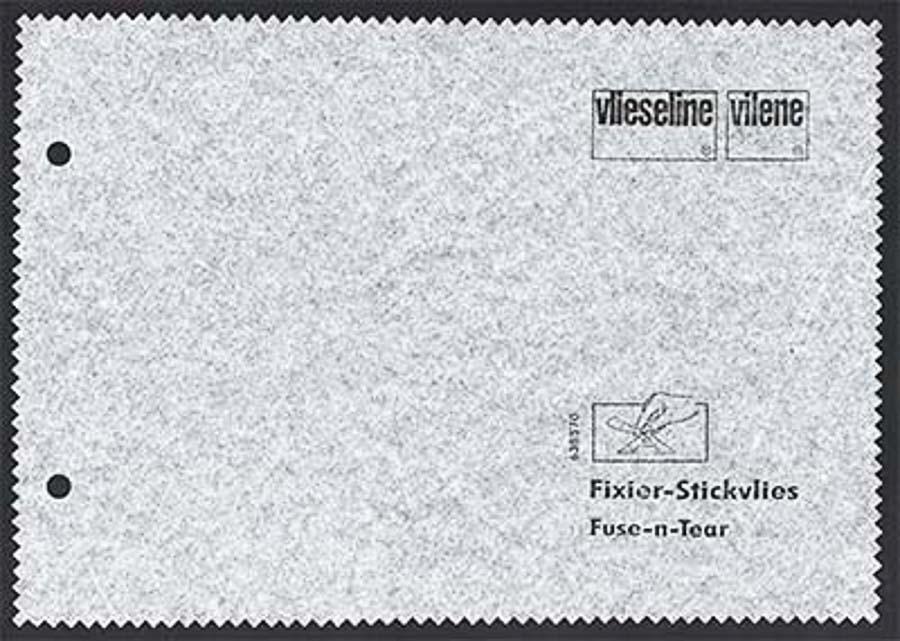 Нетканный материал (флизелин) для творчества Freudenberg отрывной для вышивания Fixierstic ФАСОВКА 48 г/кв.м 90 см x 100 см