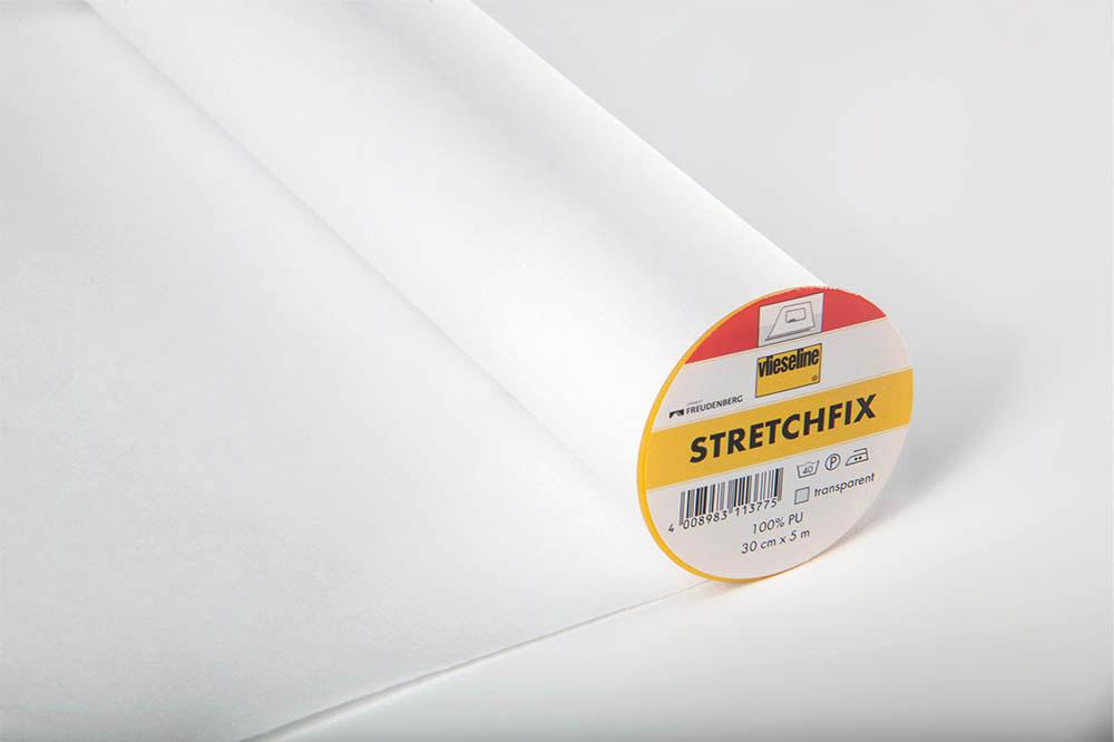 Нетканный материал (флизелин) для творчества Freudenberg Stretchfix T300 клеевой эластичный 20 г/кв.м 300 мм