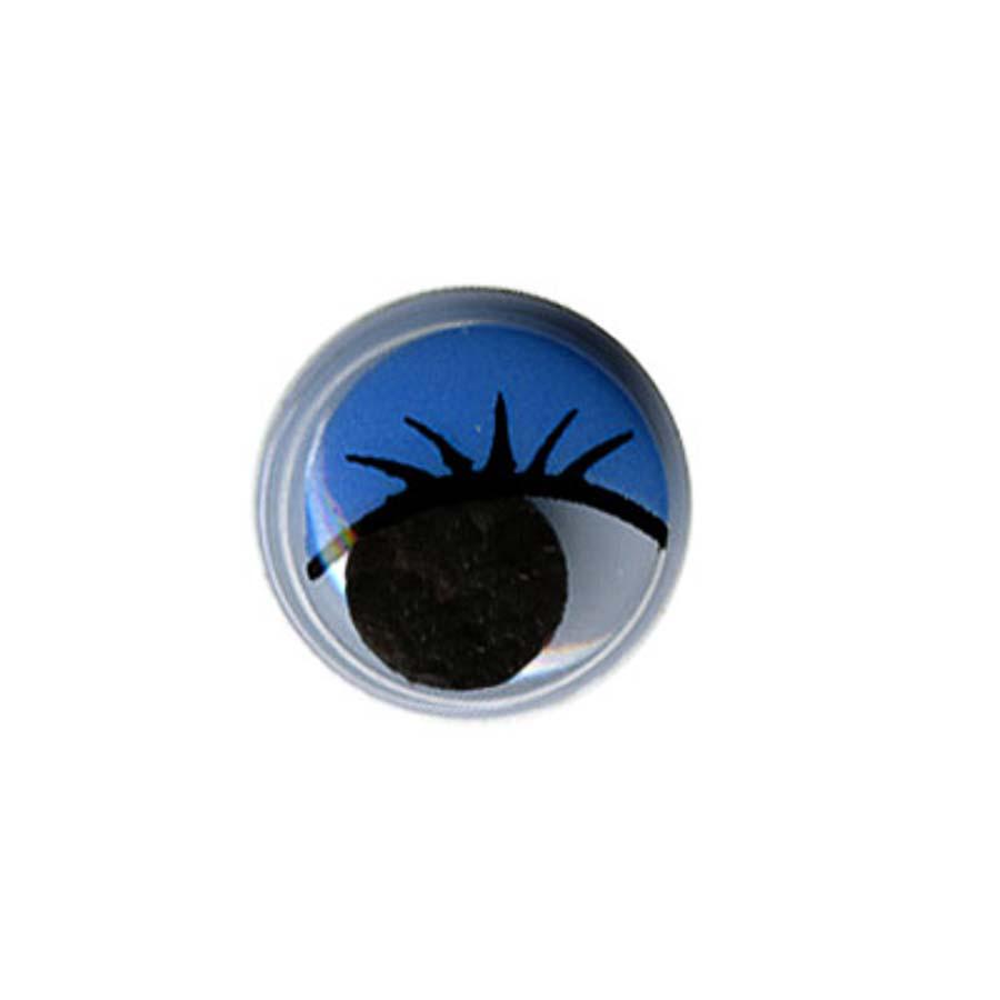 HobbyBe MER-8 Глаза круглые с бегающими зрачками цв. d 8 мм 50 шт.