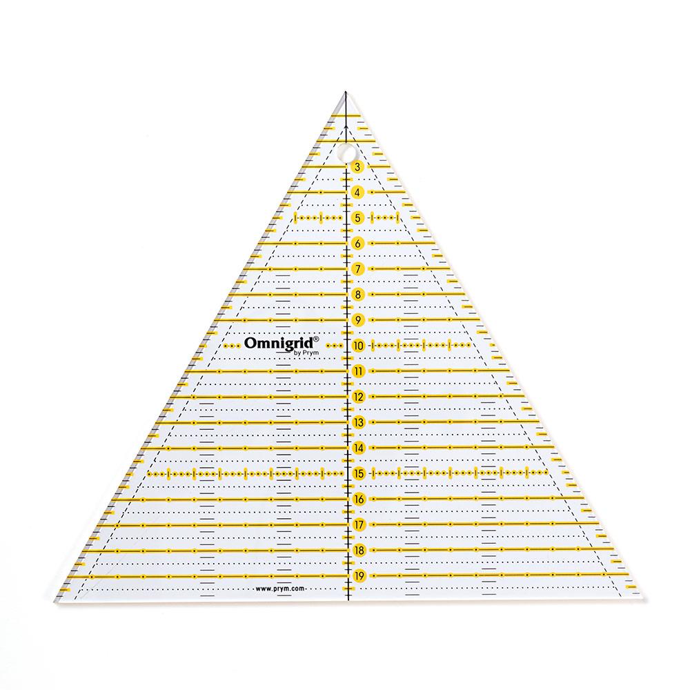 PRYM 611656 Треугольник для пэчворка 20 см на картоне