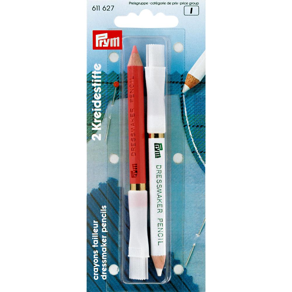 PRYM 611627 Меловые карандаши с щеткой 2 шт.