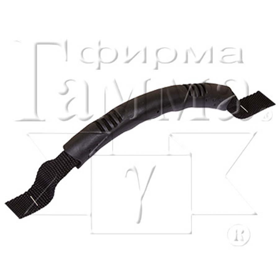 Фурнитура сумочная пластик RB004 Ручка со стропой "Gamma" ФАСОВКА (15 мм) 107 x 15 x 15 мм 10 шт. Черный