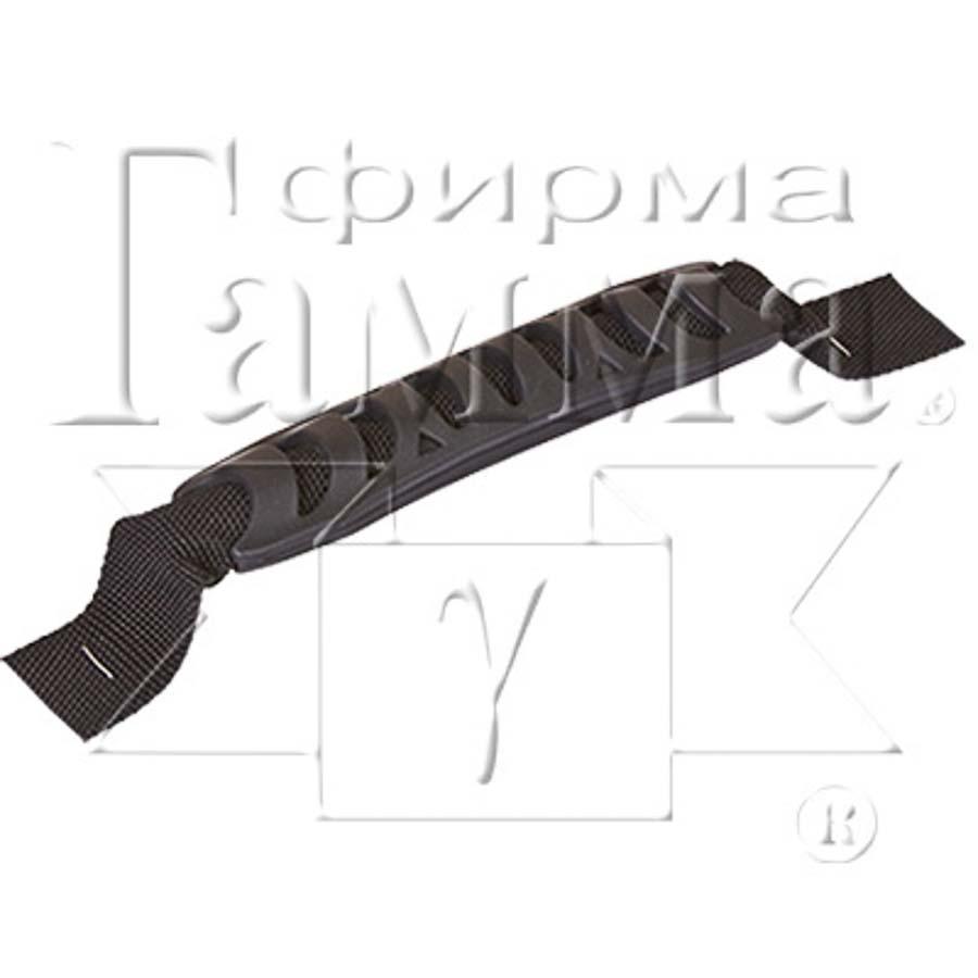 Фурнитура сумочная пластик RB001 Ручка со стропой "Gamma" ФАСОВКА (25 мм) 127 x 25 x 20 мм 10 шт. Черный