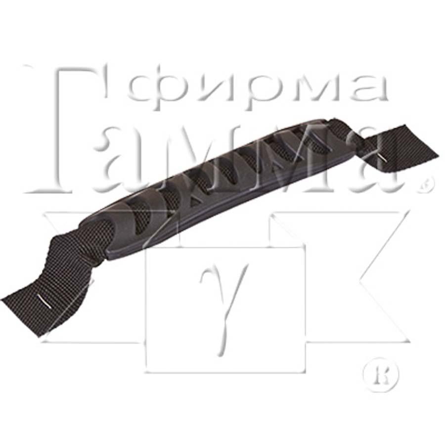 Фурнитура сумочная пластик RB001 Ручка со стропой "Gamma" (25 мм) 127 x 25 x 20 мм 100 шт. Черный