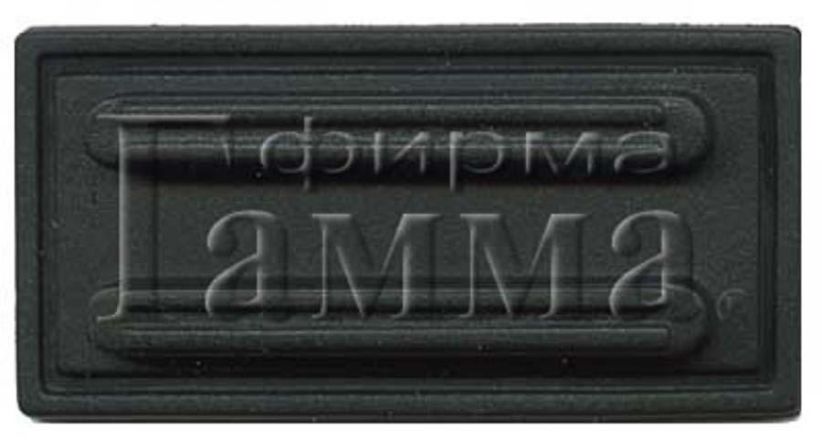 Фурнитура сумочная пластик FB220 Нога площадная на дно сумки "Gamma" (34 мм) 72 x 34 x 5 мм 100 шт. Черный