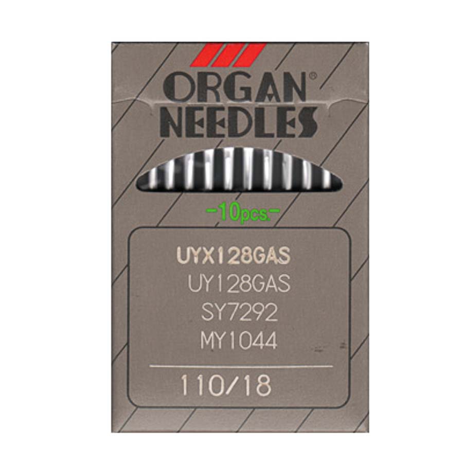 Иглы для пром. шв. машин "ORGAN" UY x 128 GAS 10 шт.