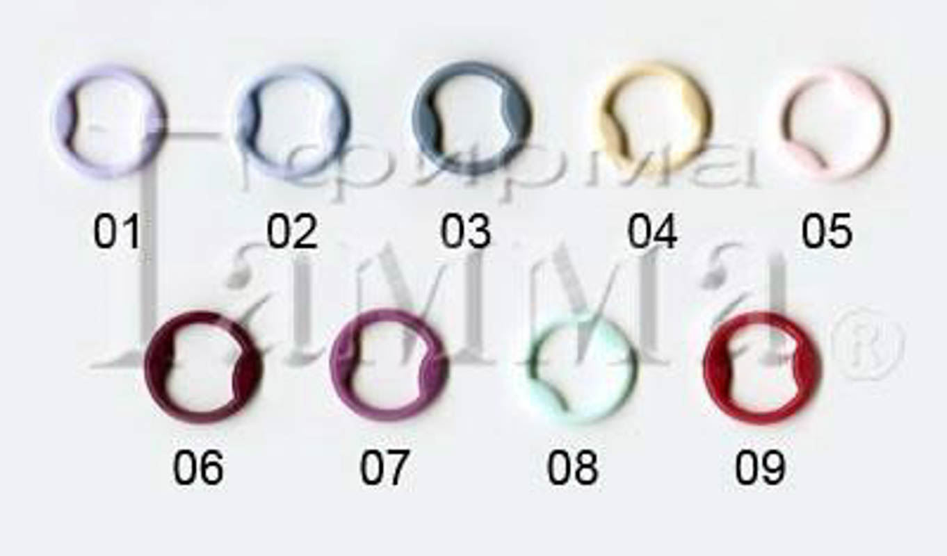 TORIONI CP02-10 кольцо цветные d 10 мм 100 шт