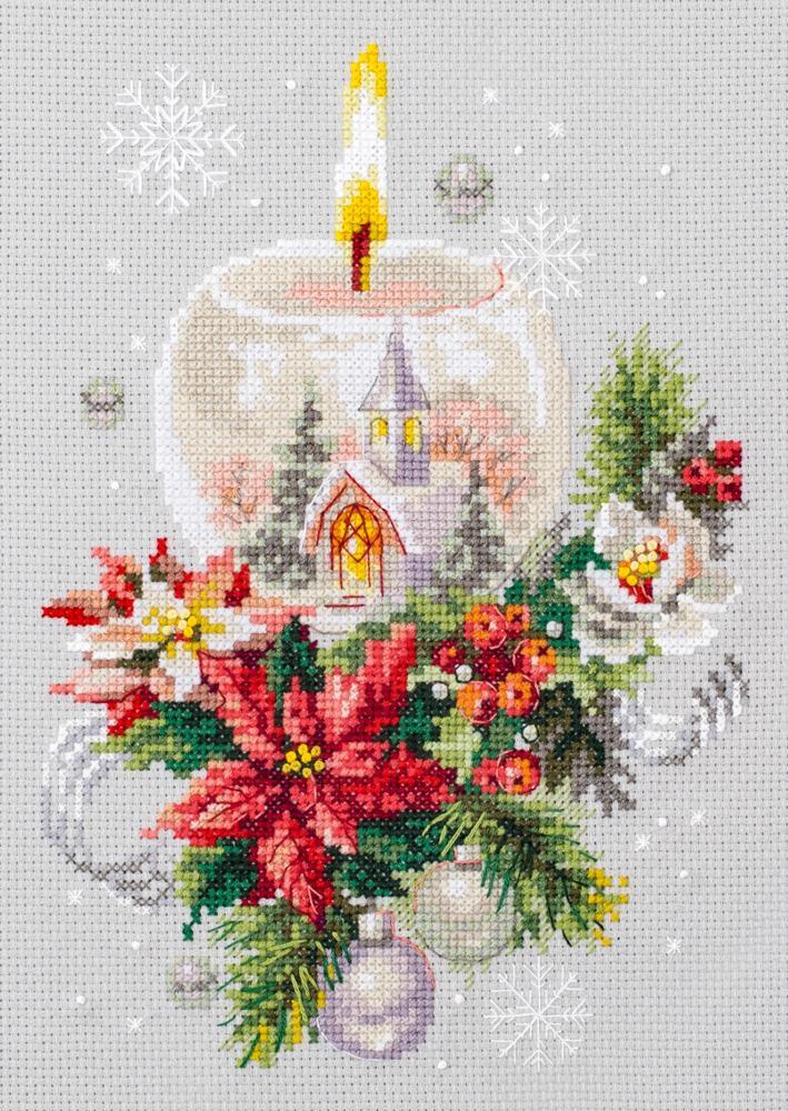 Набор для вышивания Чудесная Игла 100-231 "Рождественская свеча"
