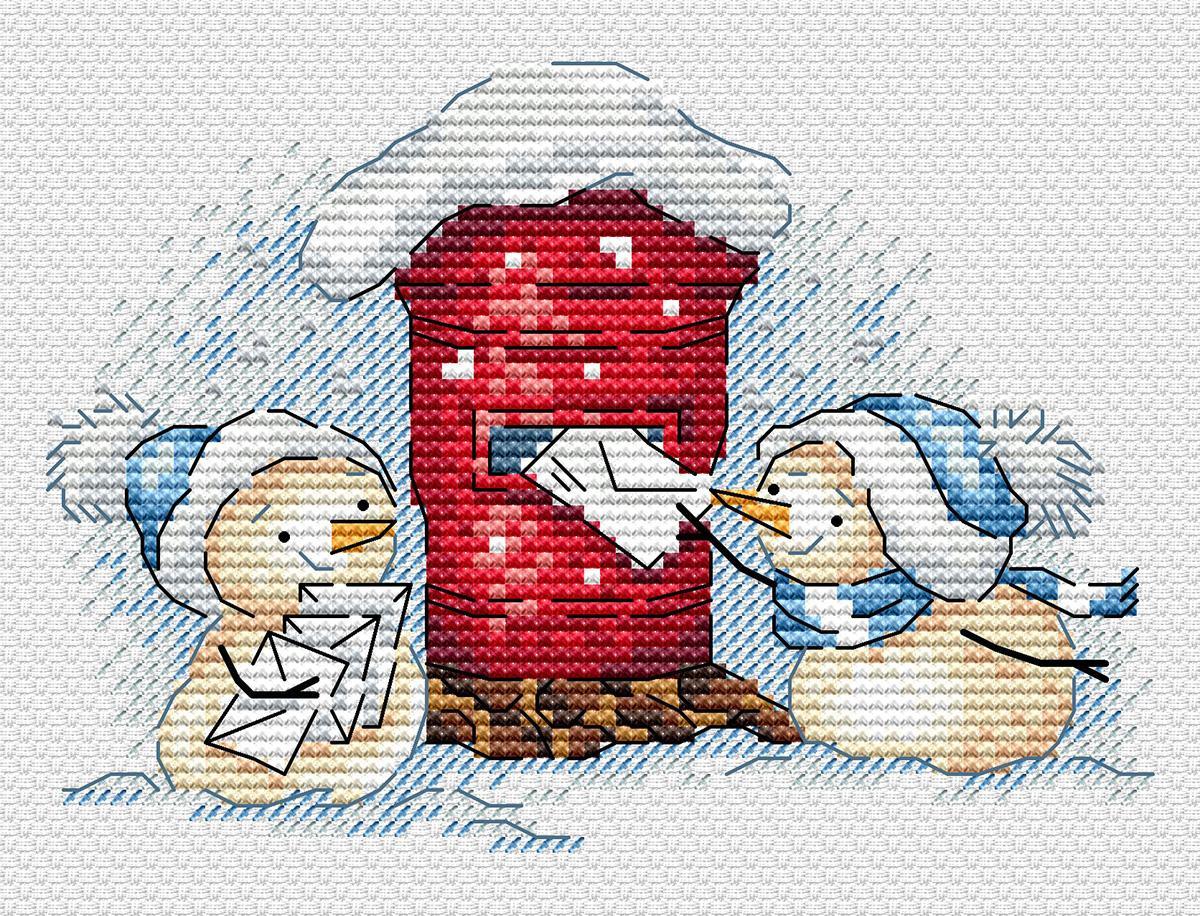 Набор для вышивания М.П.Студия М-678 "Письмо Деду Морозу"