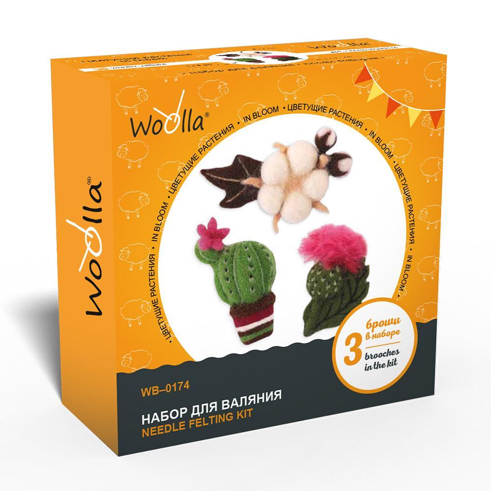 Woolla WB-0174 "Цветущие растения" набор для валяния