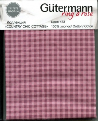 Ткань коллекция 'Country Chic Cottage' 48х50 см, Гутерманн, Цвет 473