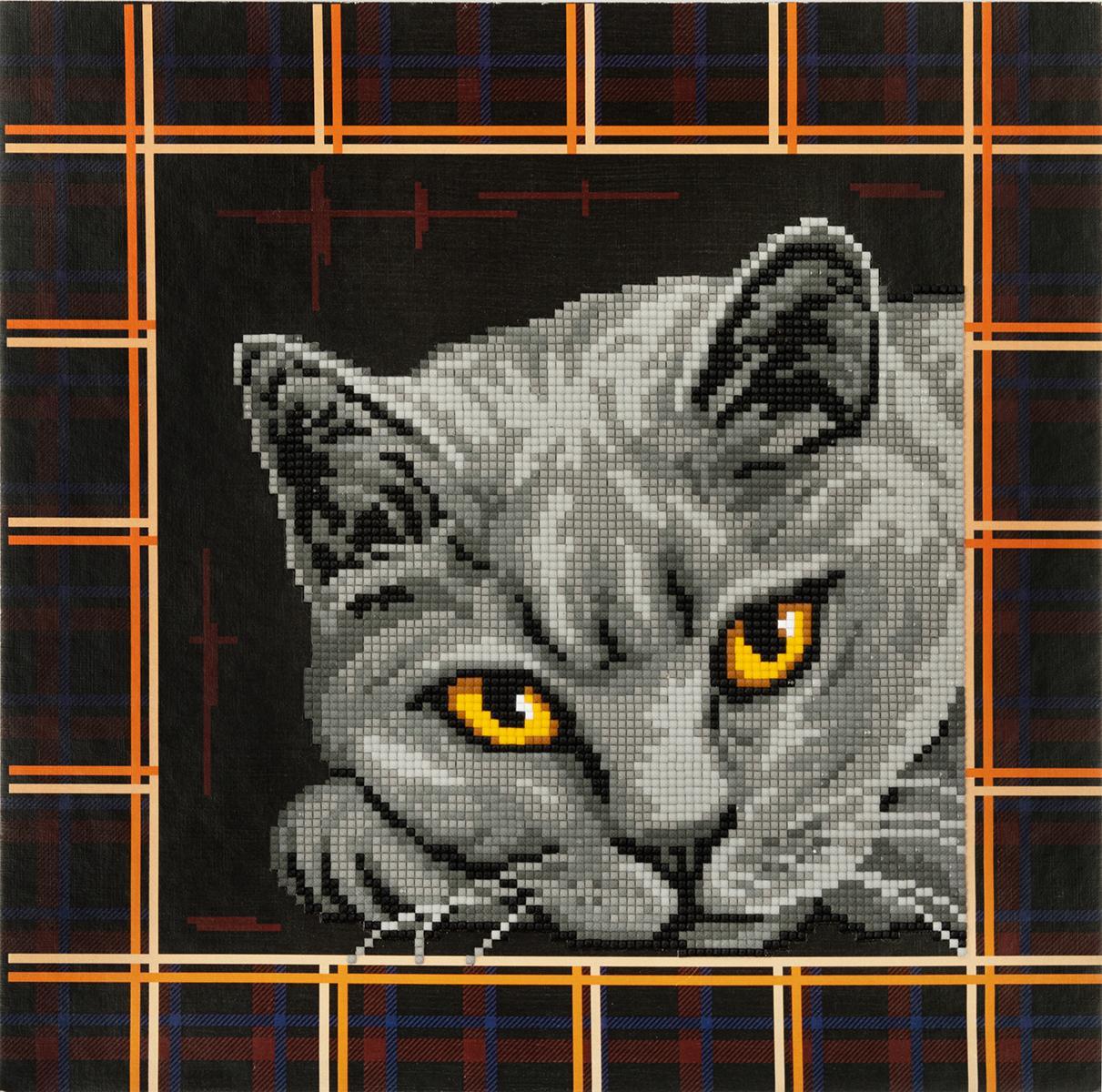 Кристальная (алмазная) мозаика "ФРЕЯ" ALBP-292 постер "Британская кошка"