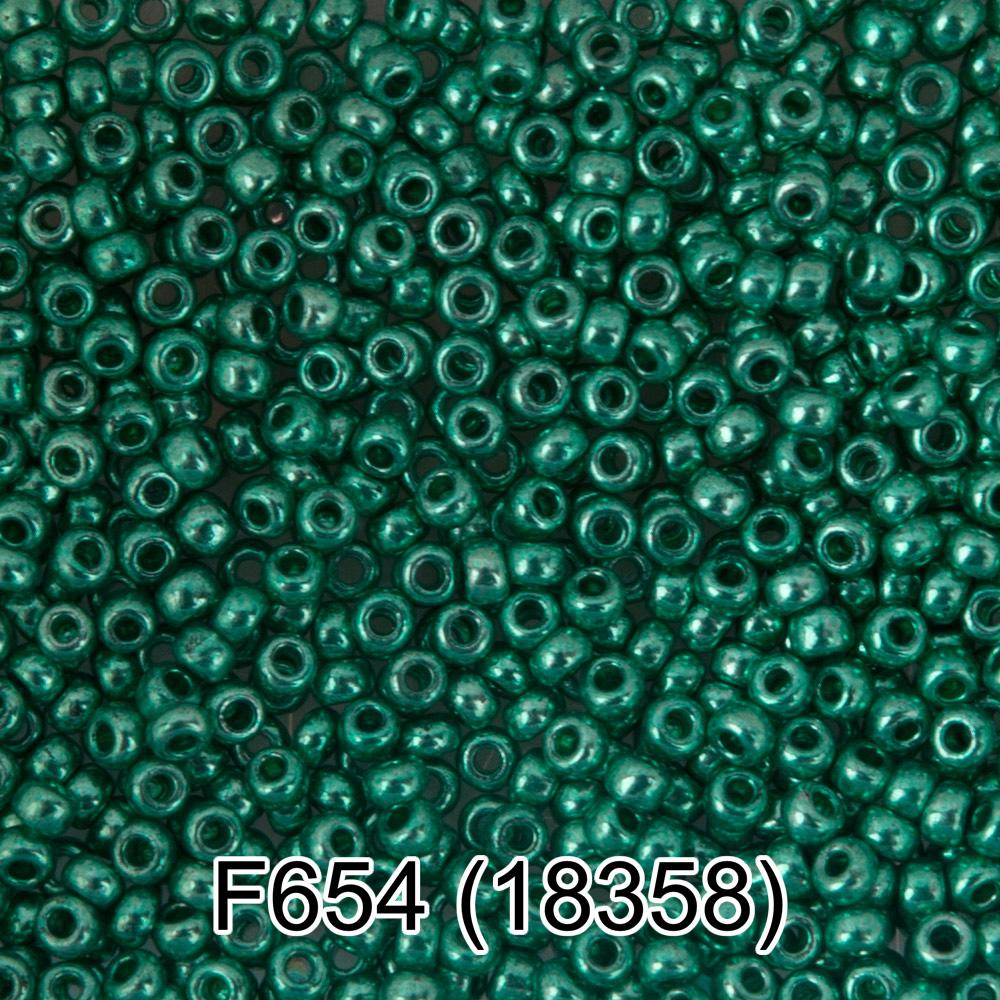 F654 т.зелёный/металлик ( 18358 )