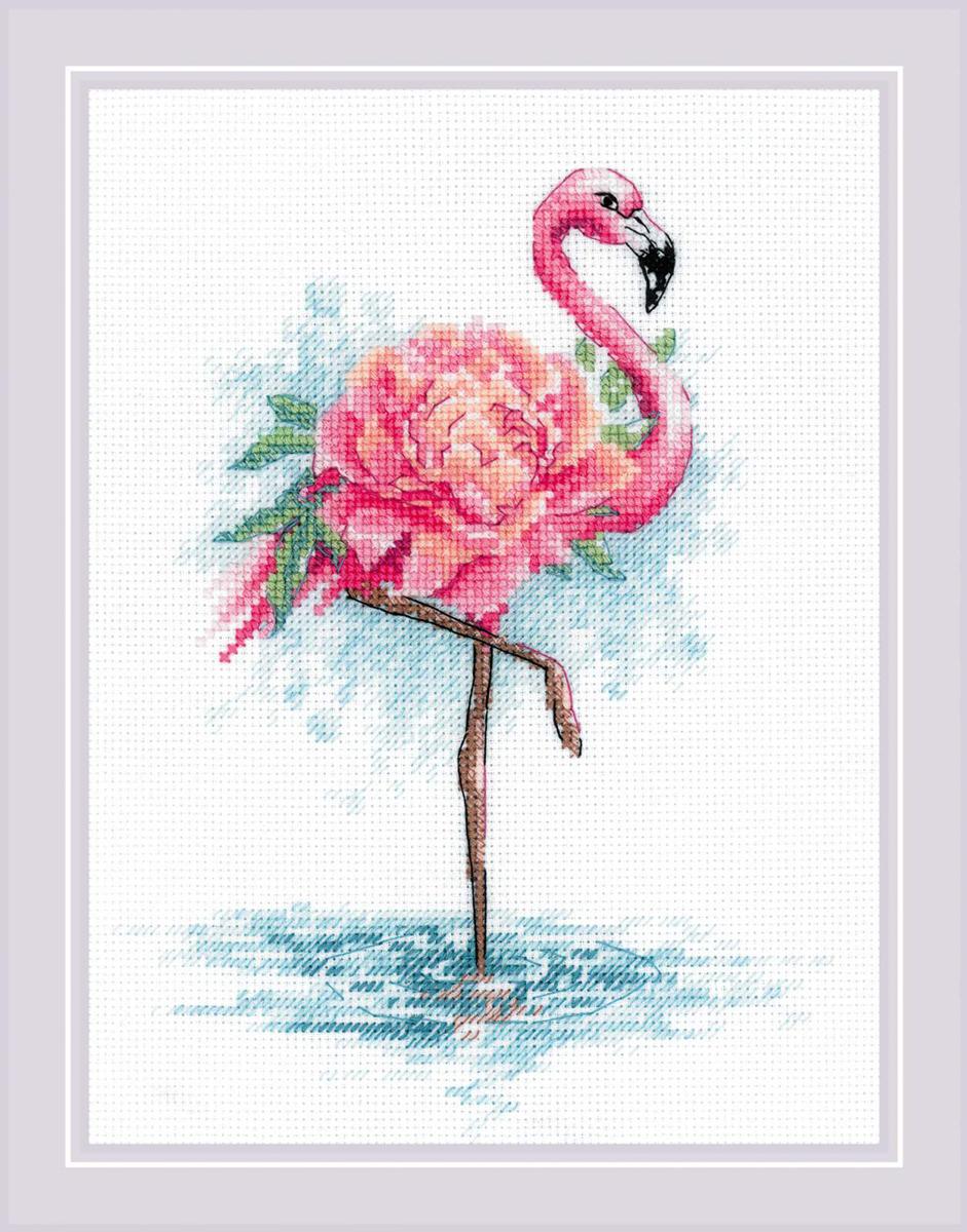 Набор для вышивания RIOLIS Сотвори Сама 2117 Цветущий фламинго