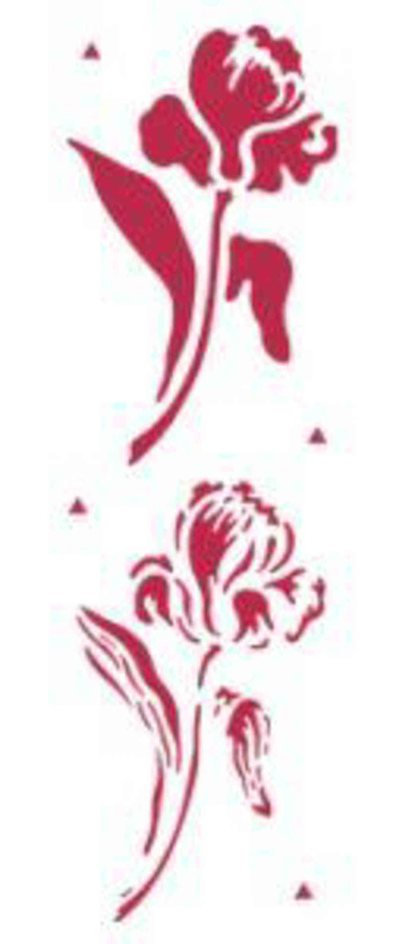 Трафареты Stamperia, тюльпаны, 1 шт, 60*22 см