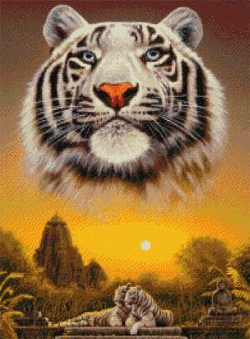 Призрак тигра Набор для вышивания Kustom Krafts 88027