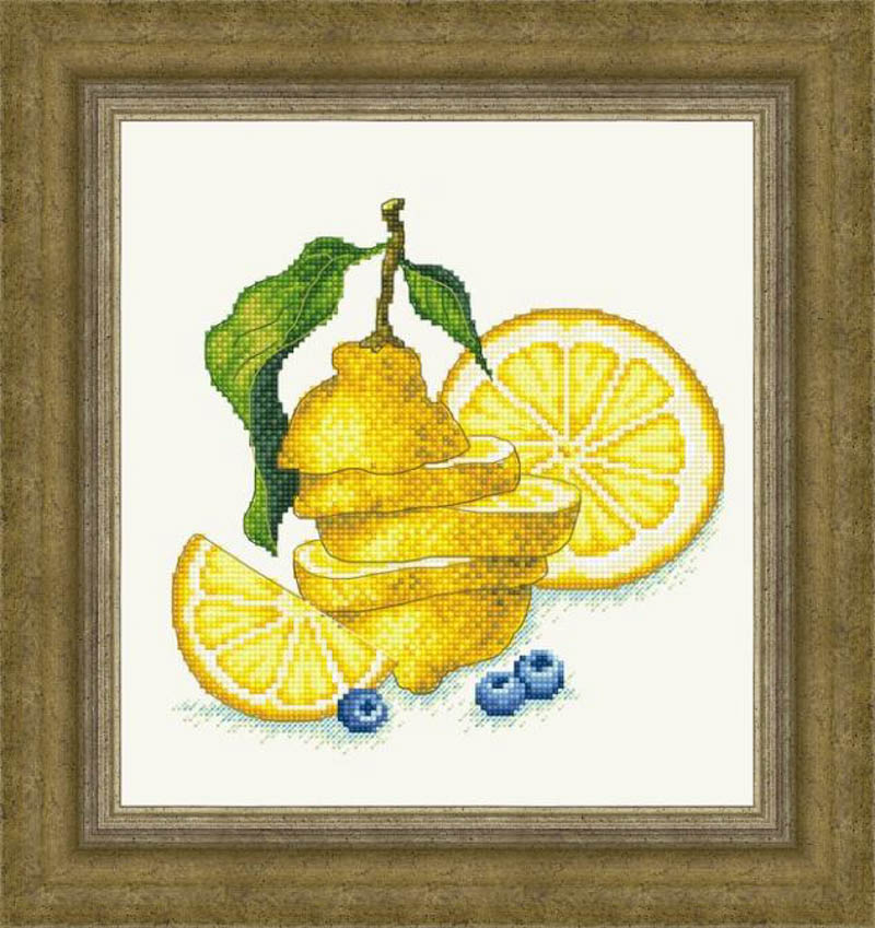 Набор для вышивания «Сделано с любовью» ВИ-023 Сочный лимон
