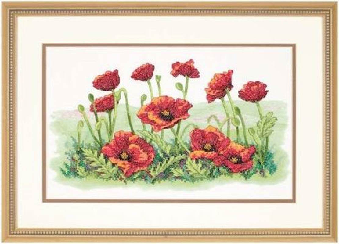 03237-DMS Набор для вышивания Field of Poppies (Маковое поле), 41х25 см
