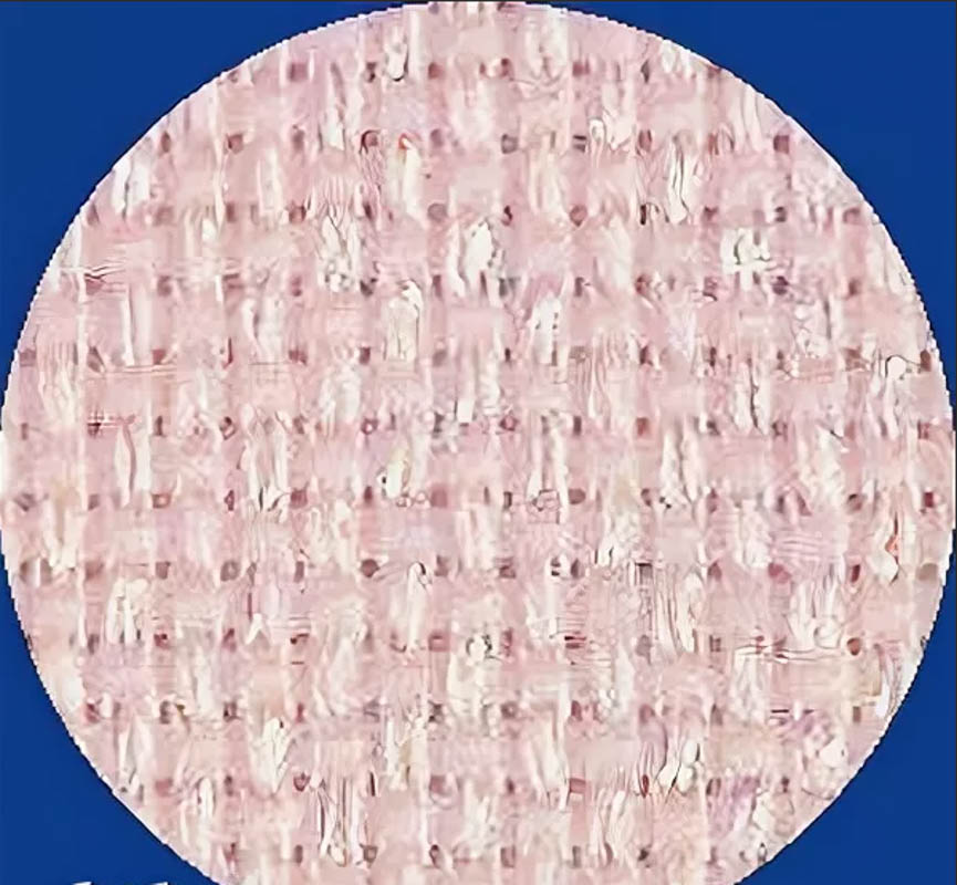 Канва Aida Star 14, (110*100 см ), 93% хлопок, 7% металлическое волокно цвет розовый ZWEIGART