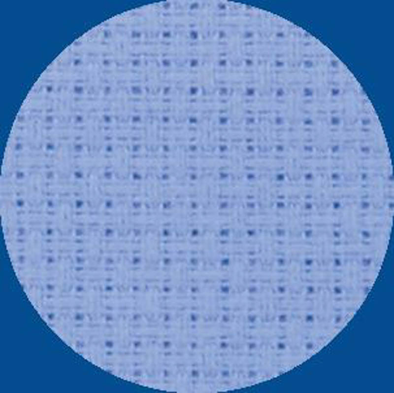 Канва  Stern-Aida 14 (55 кл.=10см), 110*100 см Цвет:503 Светло-голубой ZWEIGART
