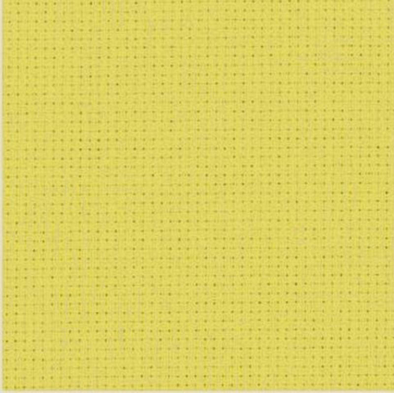 Канва в упаковке Stern-Aida 14 (55 кл.=10см) 100 х, 3706/2020 цвет желтый ZWEIGART