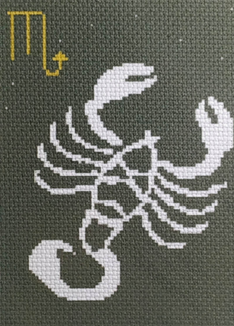 Рисунок на канве (Рус.Ск.) Скорпион К-43, 18*22 см
