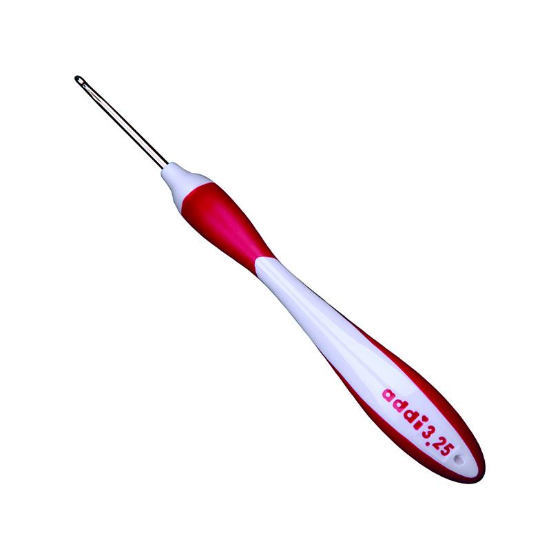 Крючок вязальный "ADDI" 141-7/3.25-17 см. с эргономичной ручкой