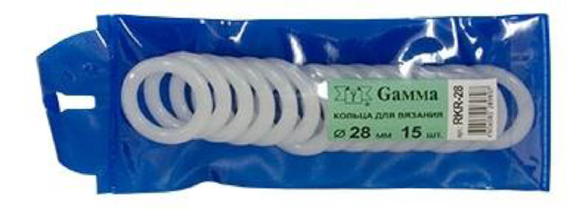 Кольца для вязания «Gamma» RKR-28 пластик, d=28 мм