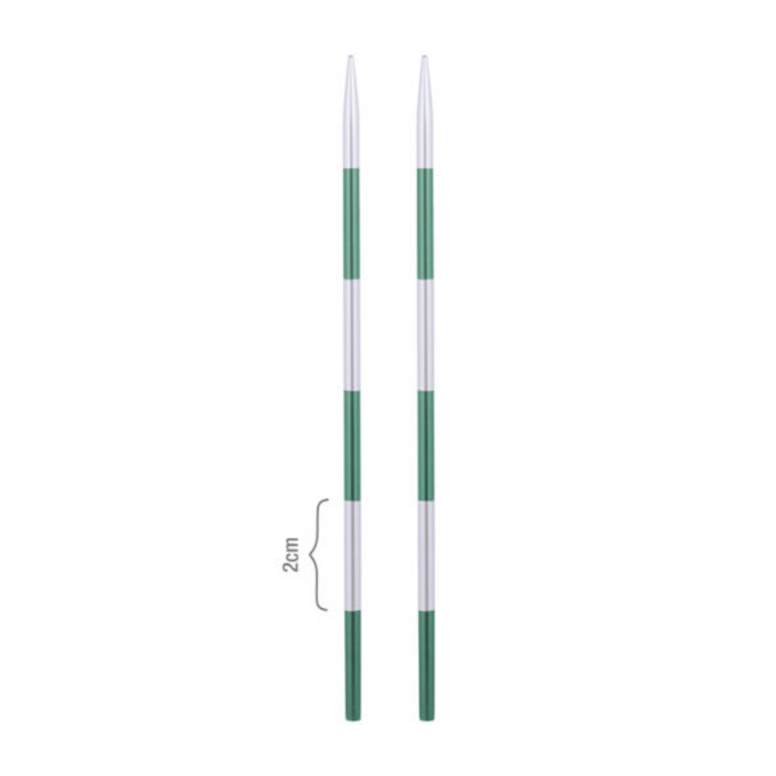 Спицы съемные алюминиевые Smartstix KnitPro для длины тросика 20-28 см, 3,25 мм, 42142