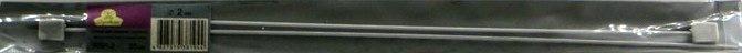 Спицы "Рукоделие" RSP-2, 35 см *2,0 мм , для вязания  (прямые) металлические с покрытием