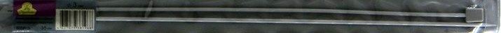Спицы "Рукоделие" RSP-3, 35 см *3,0 мм , для вязания  (прямые) металлические с покрытием
