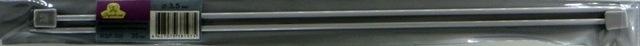 Спицы "Рукоделие" RSP-305, 35 см *3,5 мм , для вязания  (прямые) металлические с покрытием