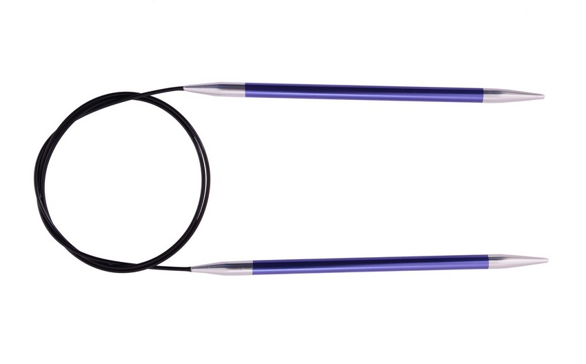 Спицы алюминиевые круговые Zing KnitPro, 60 см, 4.50 мм 47100