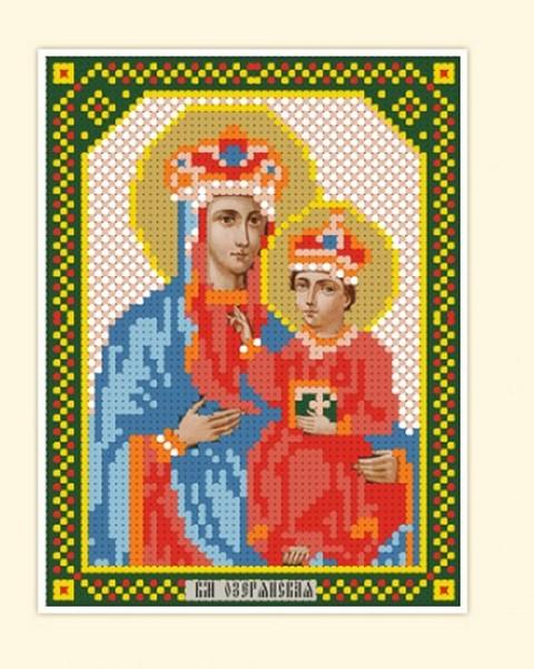 Набор РУССКАЯ СКАЗКА АКН-031 Озерянская икона Божией Матери, 12х16 см