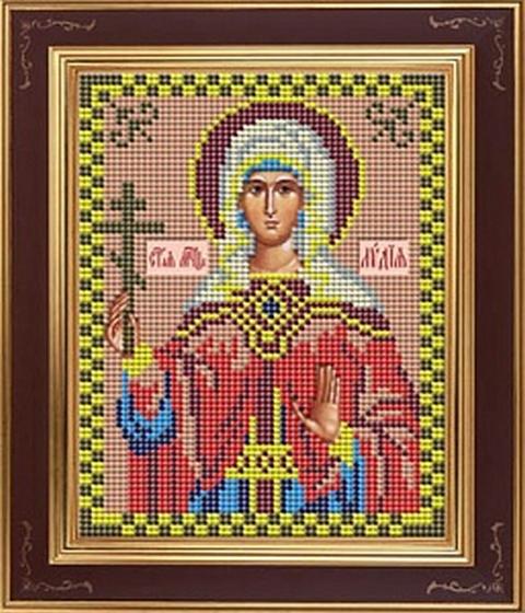 Набор для вышивания  Galla Collection  М 242 Икона  Св. Лидия  12 х 15 см