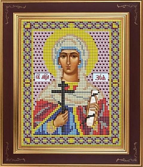 Набор для вышивания  Galla Collection  М 238 Икона  Св. Зоя  12 х 15 см
