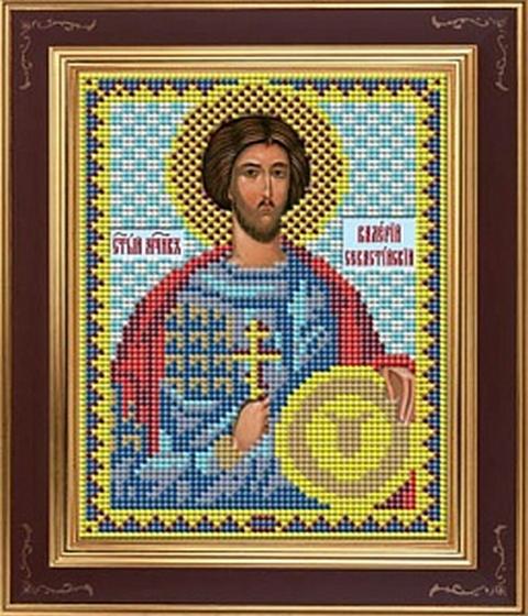 Набор для вышивания  Galla Collection  М 239 Икона  Св. Валерий  12 х 15 см