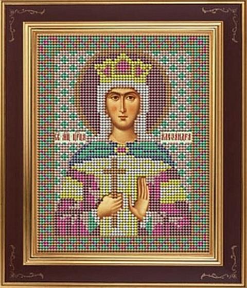 Набор для вышивания  Galla Collection  М 232 Икона  Св. Александра  12 х 15 см