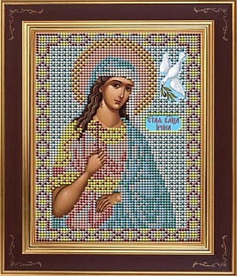 Набор для вышивания  Galla Collection  М 219 Икона  Св. Ирина  12 х 15 см