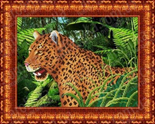Рисунок-схема на ткани  Каролинка  КБЖ 3012 Леопард