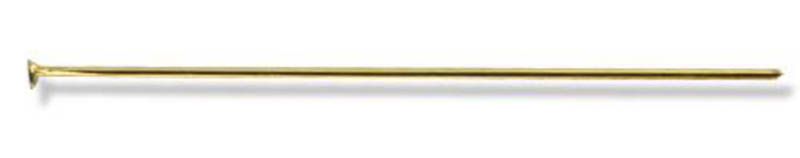 Штифт  Астра  7704271 с плоской головкой, 0,7*30мм, (200шт/уп) цвет: золото