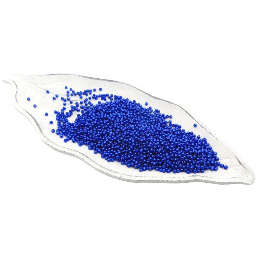 Бусины пластиковые "РУКОДЕЛИЕ", диаметр 3мм, цвет №28 королевский синий, 25гр/пакет, PP1001C28