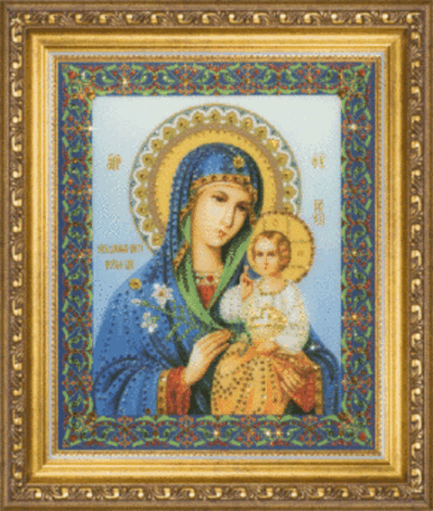 Набор со стразами Чарiвна Мить КС-120 Икона святой пророчицы Анны