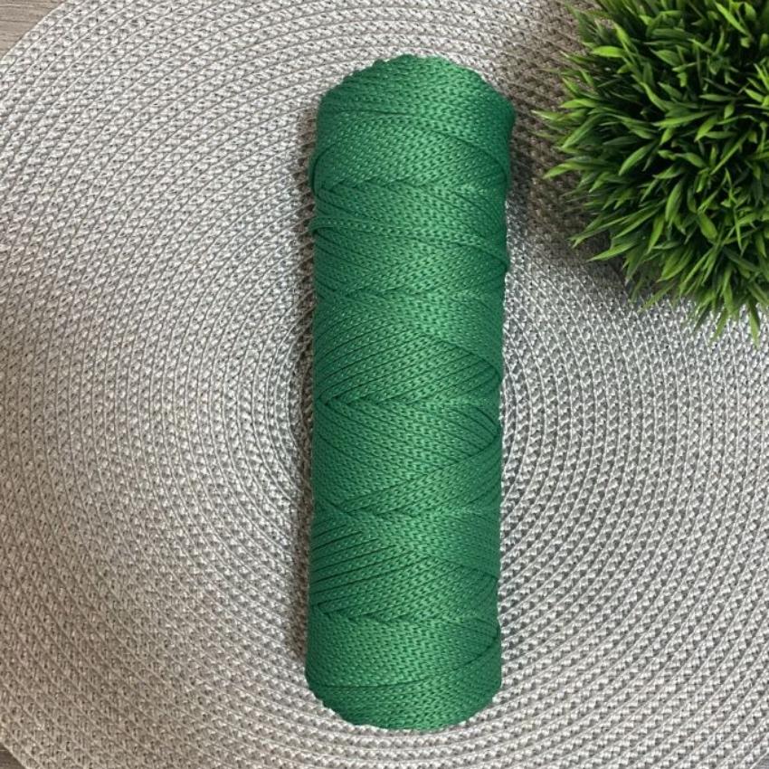 Шнур полиэфирный 4 мм без сердечника (зеленый) 50м (122)