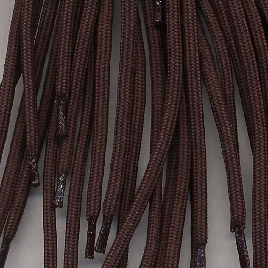 Шнурки круглые армированные 110 см, коричневый, 20 шт/упак