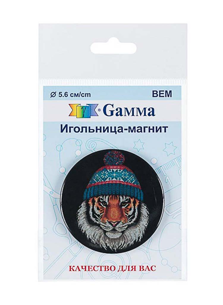 Игольница-магнит "Gamma" BEM №11 Спортивный Тео d 5.6 см в пакете с еврослотом