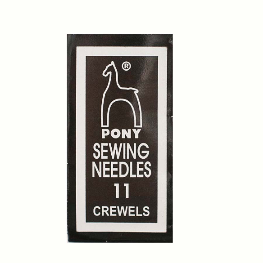 Иглы ручные для вышивания Crewels конверт "Золотое ушко" 25 шт, р.11 PONY 04161